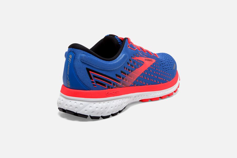 Brooks Ghost 13 Road Running Shoes Womens Blue/Orange 027138-AQR